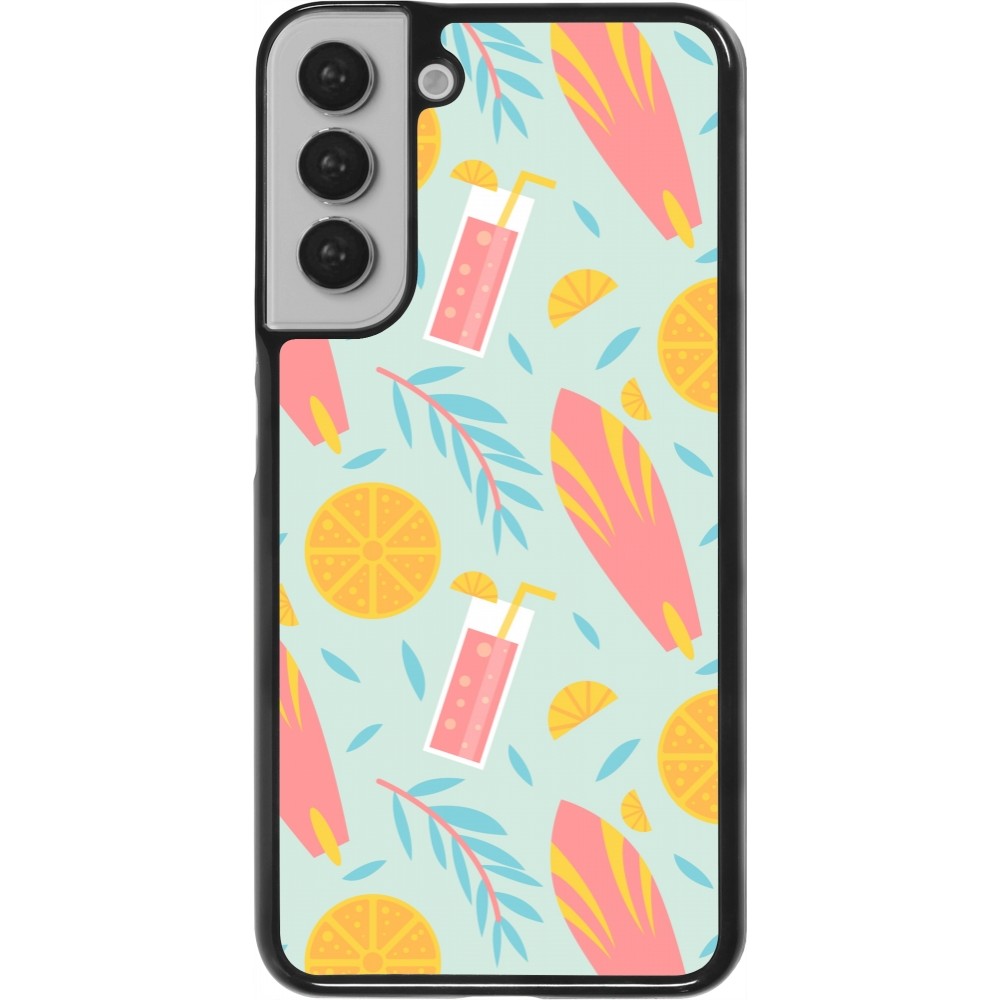 Coque Samsung Galaxy S22+ - Summer 2025 Pattern citron