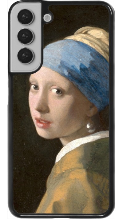 Coque Samsung Galaxy S22+ - Tableau art - La Jeune fille à la perle - Johannes Vermeer