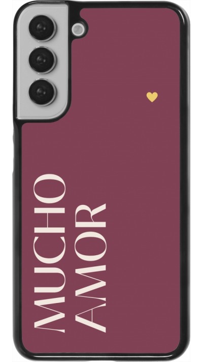 Coque Samsung Galaxy S22+ - Valentine 2024 mucho amor rosado