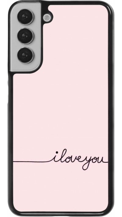 Coque Samsung Galaxy S22+ - Valentine 2023 i love you writing