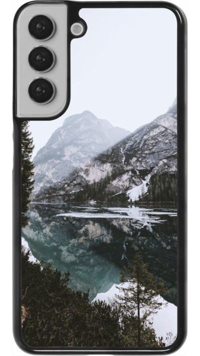Coque Samsung Galaxy S22+ - Winter 22 snowy mountain and lake