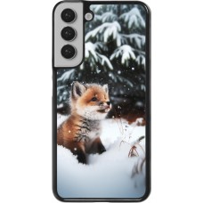 Samsung Galaxy S22+ Case Hülle - Weihnachten 2023 Fuechslein Tanne