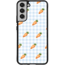 Coque Samsung Galaxy S22+ - Silicone rigide noir Easter 2026 Pattern carrots