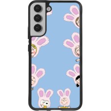 Coque Samsung Galaxy S22+ - Silicone rigide noir Easter 2026 Snoopy