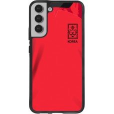 Samsung Galaxy S22+ Case Hülle - Silikon schwarz Südkorea 2022 personalisierbares Fussballtrikot