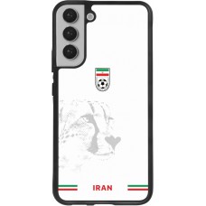 Coque Samsung Galaxy S22+ - Silicone rigide noir Maillot de football Iran 2026 personnalisable