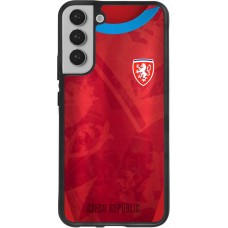 Samsung Galaxy S22+ Case Hülle - Silikon schwarz Tschechische Republik personalisierbares Fussballtrikot