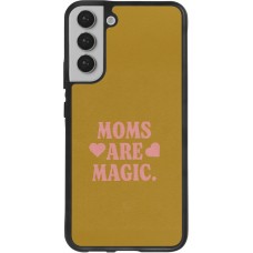 Coque Samsung Galaxy S22+ - Silicone rigide noir Mom 2026 Are Magic