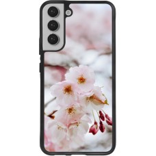 Coque Samsung Galaxy S22+ - Silicone rigide noir Cherry tree 2026