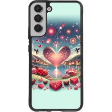 Samsung Galaxy S22+ Case Hülle - Silikon schwarz Valentin 2025 Schick