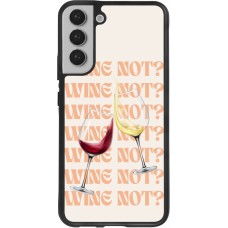 Samsung Galaxy S22+ Case Hülle - Silikon schwarz Wine not