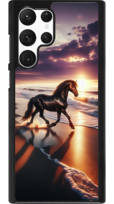 Coque Samsung Galaxy S22 Ultra - Cheval majestueux plage
