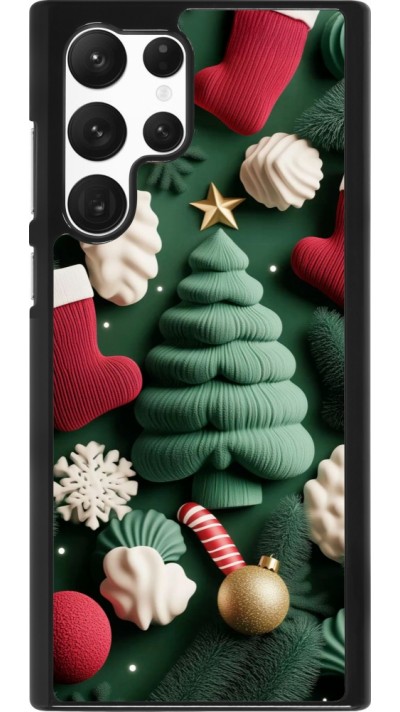 Coque Samsung Galaxy S22 Ultra - Christmas 25 Christmas textiles