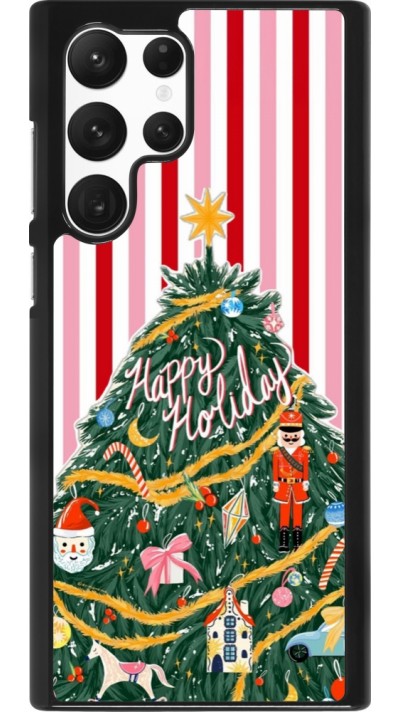 Coque Samsung Galaxy S22 Ultra - Christmas 25 Happy Holiday