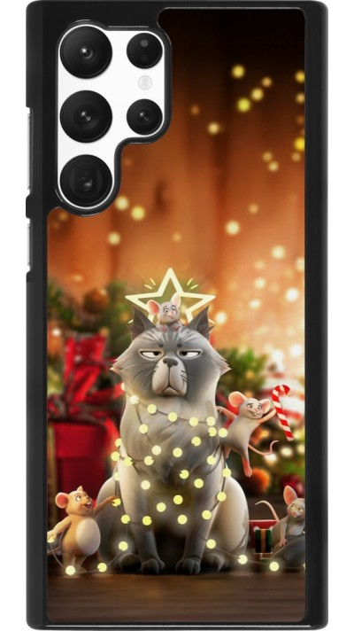 Coque Samsung Galaxy S22 Ultra - Christmas 25 Xmas Cat