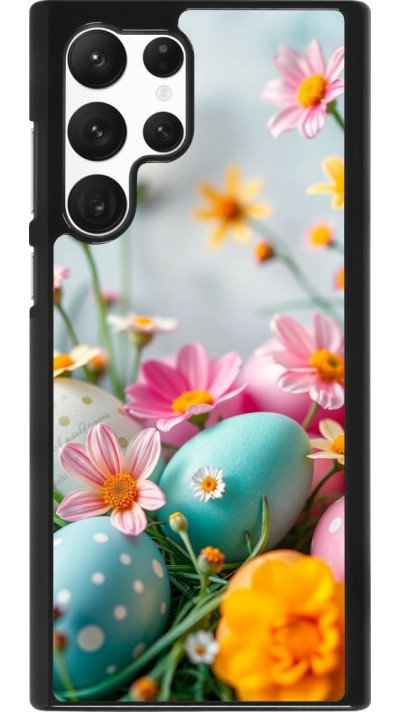 Coque Samsung Galaxy S22 Ultra - Easter 2026 Eggs with flowers