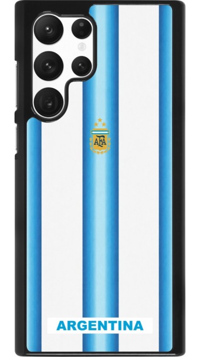 Coque Samsung Galaxy S22 Ultra - Maillot de football Argentine 2026 personnalisable