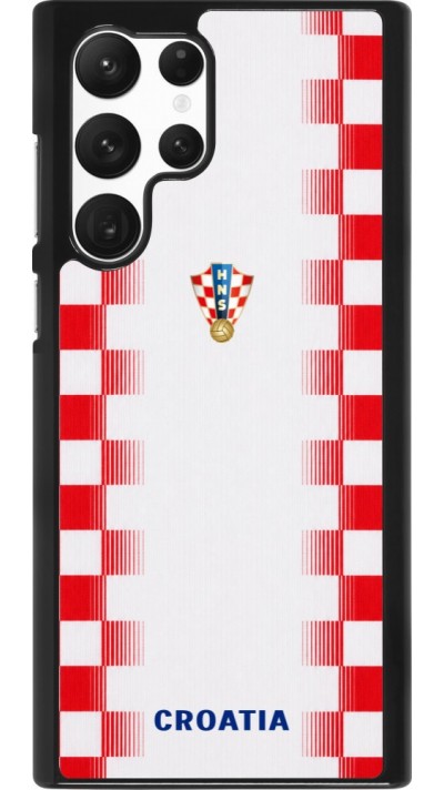 Coque Samsung Galaxy S22 Ultra - Maillot de football Croatie 2026 personnalisable