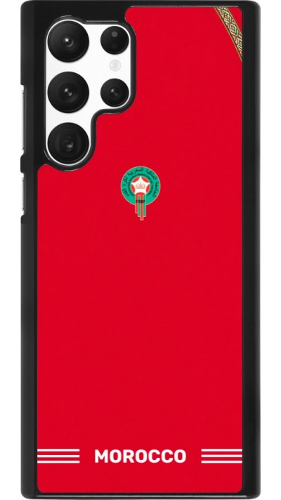 Coque Samsung Galaxy S22 Ultra - Maillot de football Maroc 2026 personnalisable