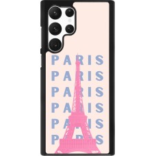 Coque Samsung Galaxy S22 Ultra - Paris Pink Print
