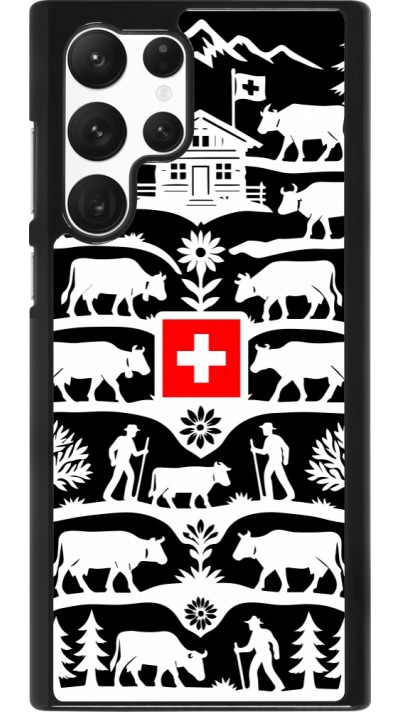 Coque Samsung Galaxy S22 Ultra - Poya Suisse 3 noir