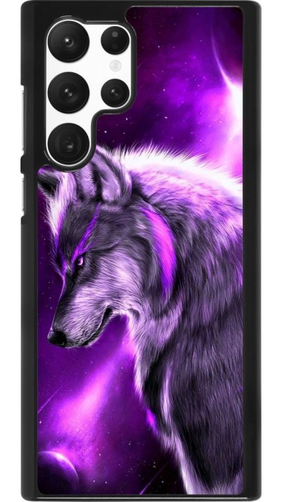 Coque Samsung Galaxy S22 Ultra - Purple Sky Wolf Coque Samsung Galaxy S22 Ultra - Purple Sky Wolf