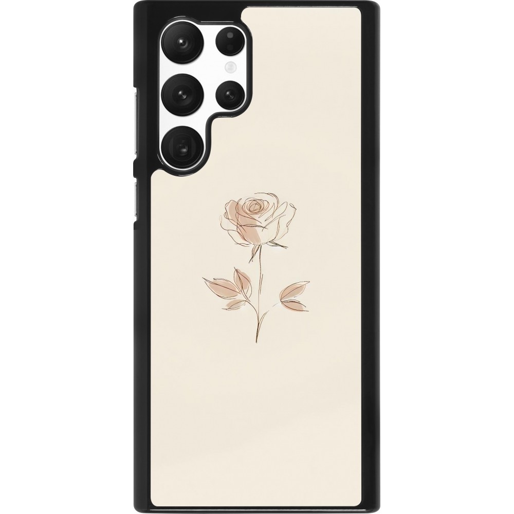 Coque Samsung Galaxy S22 Ultra - Sable Rose Minimaliste
