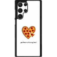 Coque Samsung Galaxy S22 Ultra - Saint Valentines Day 26 You have my pizza heart