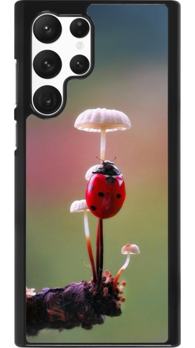 Coque Samsung Galaxy S22 Ultra - Ladybird on a mushroom 2026