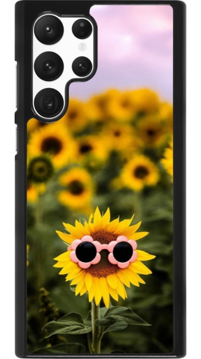Coque Samsung Galaxy S22 Ultra - Sunflower with glasses 2026