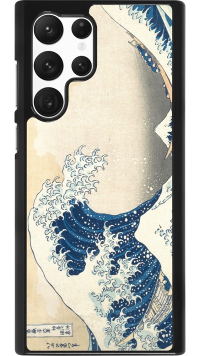 Coque Samsung Galaxy S22 Ultra - Tableau art - La Grande Vague de Kanagawa - Hokusai