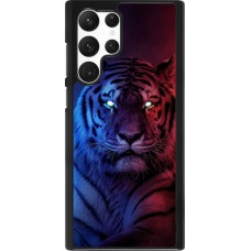 Coque Samsung Galaxy S22 Ultra - Tiger Blue Red