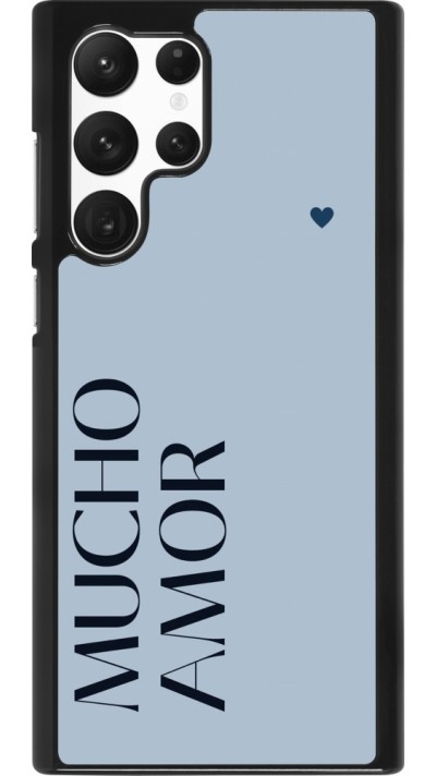 Coque Samsung Galaxy S22 Ultra - Valentine 2024 mucho amor azul