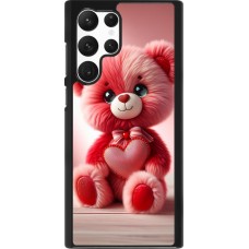Coque Samsung Galaxy S22 Ultra - Valentine 2024 Ourson rose