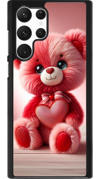 Coque Samsung Galaxy S22 Ultra - Valentine 2024 Ourson rose
