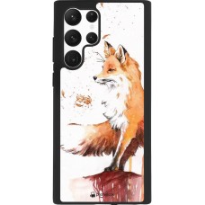 Coque Samsung Galaxy S22 Ultra - Silicone rigide noir Autumn 21 Fox