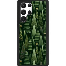 Coque Samsung Galaxy S22 Ultra - Silicone rigide noir Christmas 25 Pattern Xmas Tree
