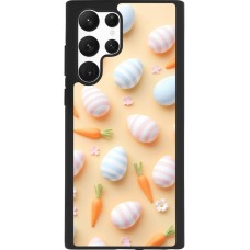 Coque Samsung Galaxy S22 Ultra - Silicone rigide noir Easter 2026 Pattern Easter
