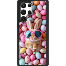 Coque Samsung Galaxy S22 Ultra - Silicone rigide noir Easter 2026 Rabbit fun