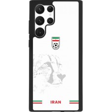 Coque Samsung Galaxy S22 Ultra - Silicone rigide noir Maillot de football Iran 2026 personnalisable