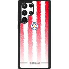 Coque Samsung Galaxy S22 Ultra - Silicone rigide noir Maillot de football Paraguay 2026 personnalisable