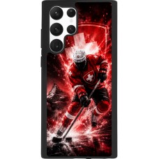 Coque Samsung Galaxy S22 Ultra - Silicone rigide noir Hockey World Championship Player