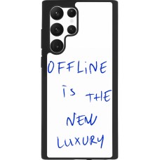 Coque Samsung Galaxy S22 Ultra - Silicone rigide noir Offline is the new luxury