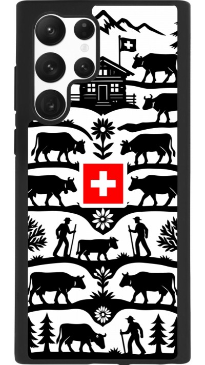 Samsung Galaxy S22 Ultra Case Hülle - Silikon schwarz Poya Schweiz 3