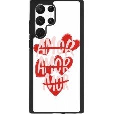Coque Samsung Galaxy S22 Ultra - Silicone rigide noir Saint Valentines Day 26 Amor