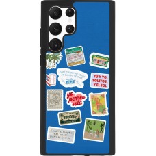 Coque Samsung Galaxy S22 Ultra - Silicone rigide noir Seals of the Dominican Republic DTMF