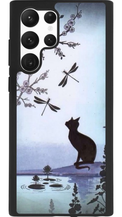 Coque Samsung Galaxy S22 Ultra - Silicone rigide noir Spring 19 12