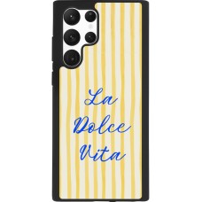 Samsung Galaxy S22 Ultra Case Hülle - Silikon schwarz The good life 2026