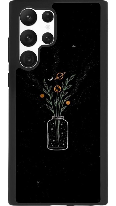 Coque Samsung Galaxy S22 Ultra - Silicone rigide noir Vase black
