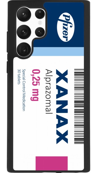 Samsung Galaxy S22 Ultra Case Hülle - Silikon schwarz Xanax Alprazolam 2025
